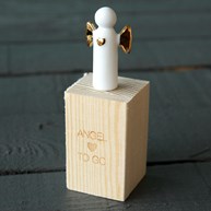 Angel to go - Lykkeengel i porselen
