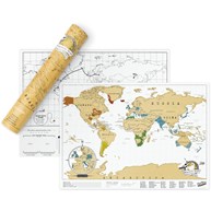 Verdenskart - Scratch Map Original, A3-storlek