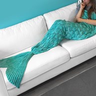 Havfrue-pledd - Mermaid Blanket